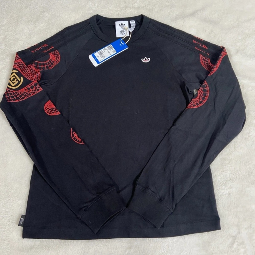 Adidas CLOT Lunar New Year Raglan Long Sleeve Tee By Edison Chen Mens Size XS